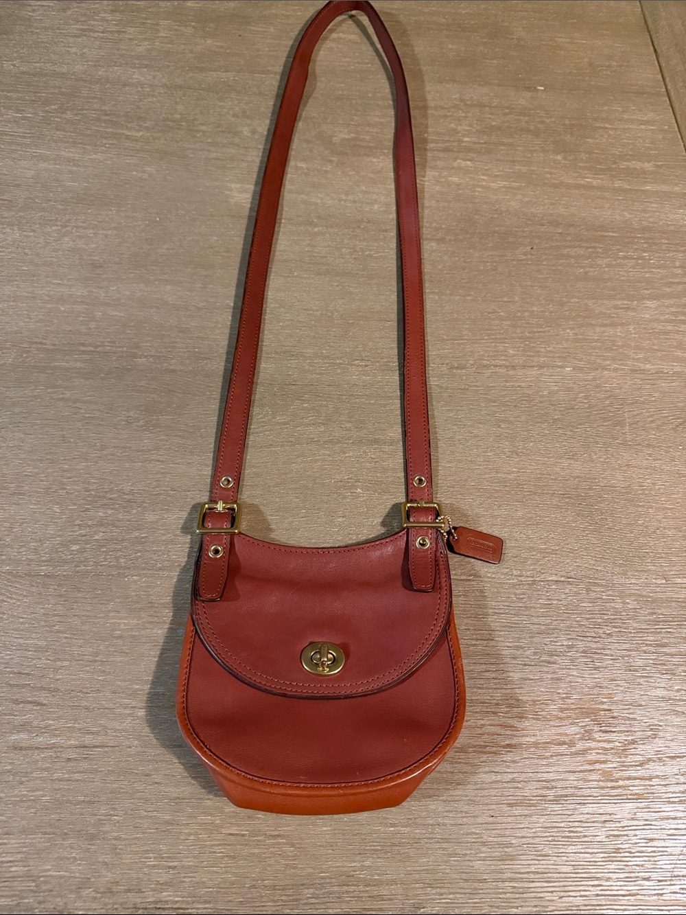 Coach Legacy Mini Saddle Bag Vintage Crossbody Shoulder Bag